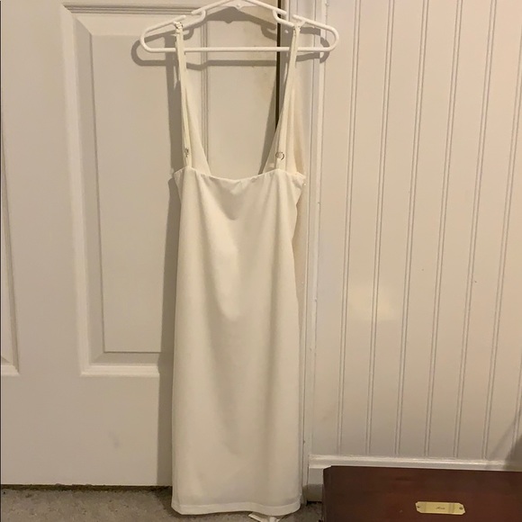 White shimmery bodycon dress - Picture 3 of 3